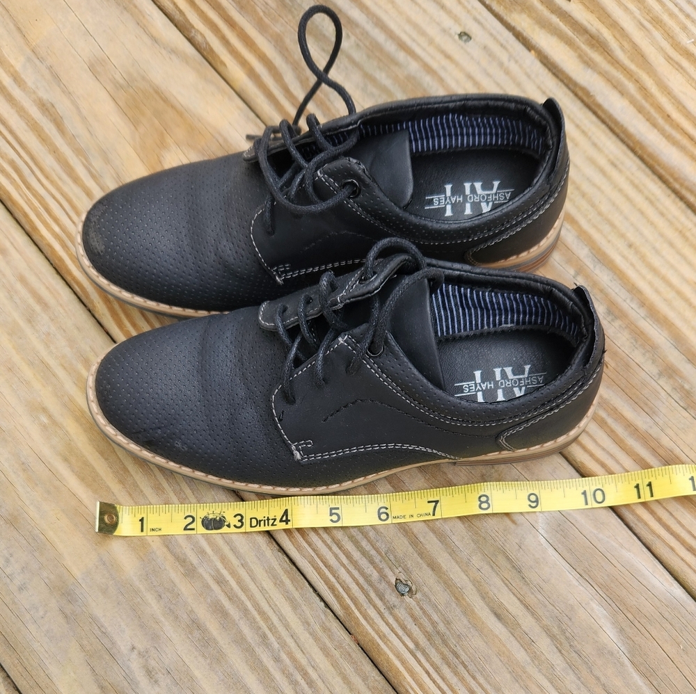 Boys Black Dress Lace-Up Shoes by Ashford Hayes. - Picture 8 of 8